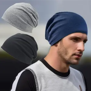 Adult Cotton Soft Knit Hat, Hip-Hop Lightweight Running Cap, Outdoor Casual Head Wrap, Comfortable and Durable, Perfect for Daily Wear