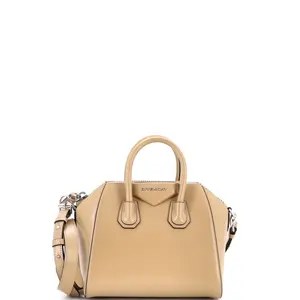 Pre-owned GIVENCHY Leather Top Handle Bags Antigona Bag Glazed Mini by Rebag