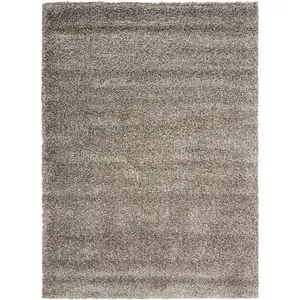 Nourison Home Amore AMOR1 Stone Contemporary Power-loomed Rug