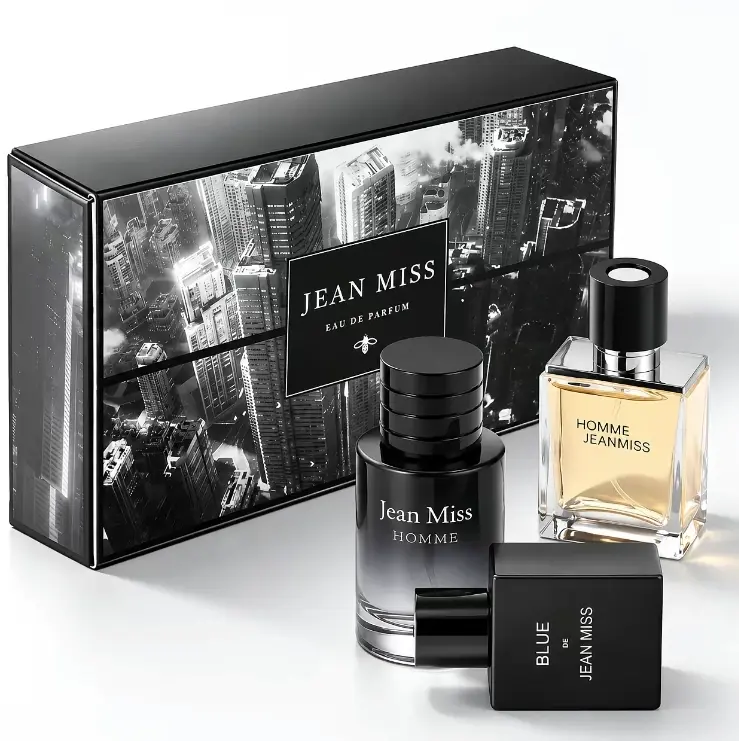 JEAN MISS Men's Perfume  Set| 3Oml*3  |  Eau de Toilette for Business  |  Daily Commute & Dates    I  Exclusive and sophisticated woody fragrance  |  long lasting perfume  |  my cologne  I  vanilla I  curations good scent great holiday gift