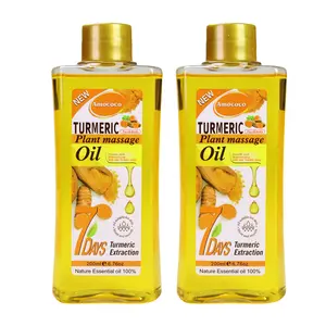 Turmeric massage oil, 16 ounces of pure natural turmeric honey body oil, hydrotherapy massage oil, can be used on the face, legs, hands, and back, suitable for all skin types, fragrant, suitable for both men and women