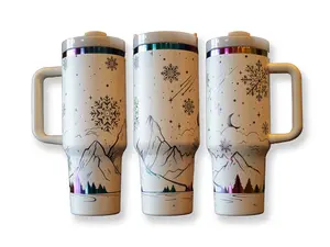 Summit Spark 40oz Engraved Tumbler- Drinkware custom tumblers Colorful personalized reusable quencher engraving Mug flask Bottles Portable