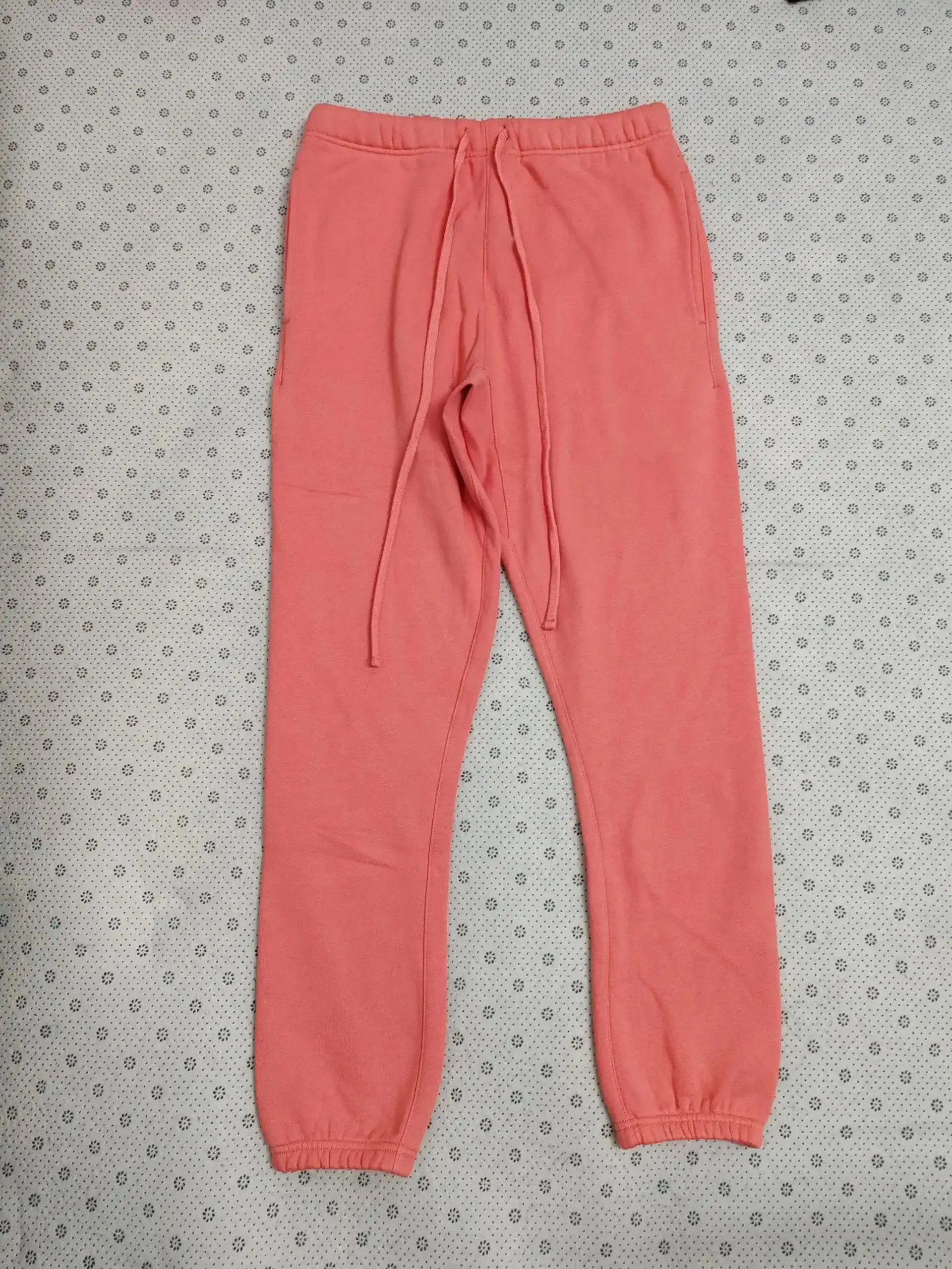 Men's Cuffed Sweatpants Coral Pink Joggers Oversized Fit Unisex Athletic Casual Lounge Pants Pockets Soft Fleece Home Pants Drawstring 2026 Breathable Cozy Lightweight Trendy Home Outdoor Streetwear Hip Hop