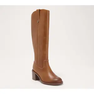Clarks Signature Leather Heeled Tall Shaft Boot - Chamberly Up