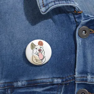 Silly BG Siberian Husky Pin Buttons, Cute Animal Enamel Pins, Kawaii Accessories, Unique Lapel Pins, Quirky Badge Set, Fun Pet Lover Gift