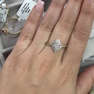 ANILLO DMT NAT 1OK PARA MUJER