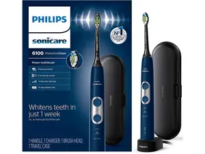 Philips Sonicare ProtectiveClean 6100 Rechargeable Toothbrush, Navy Blue, HX6871/49 Philips Sonicare ProtectiveClean 6100 Rechargeable Toothbrush, Navy Blue, HX6871/49