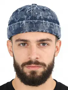 Japanese Retro Straw Hat, Unisex Washable Embroidered Cap, Streetwear Hip Hop Chic Hat, Versatile Fashion Accessory for Men and Women