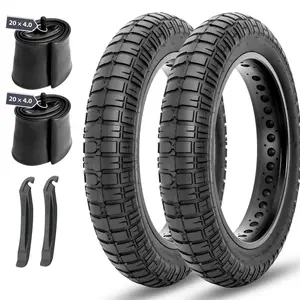 MOHEGIA E-Bike Fat Tire: 20x4.0/26x4.0 Inch Folding Heavy Duty Fat Tire for Electric Bicycle,MTB and Trike for Urban Commuting Or Off-Road Riding