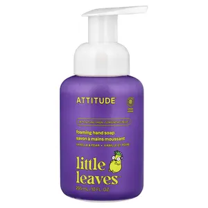 ATTITUDE Little Leaves™, Foaming Hand Soap, Vanilla & Pear, 10 fl oz (295 ml) ATTITUDE Little Leaves™, Foaming Hand Soap, Vanilla & Pear, 10 fl oz (295 ml)