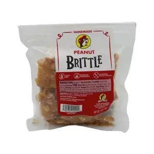Buc-ee's Brittle - Handmade Peanut Brittle with Roasted Peanuts in Crisp Caramelized Sugar - Perfect for Sampling or Quick Snacks - No Artificial Preservatives - Nostalgic and Indulgent Snack