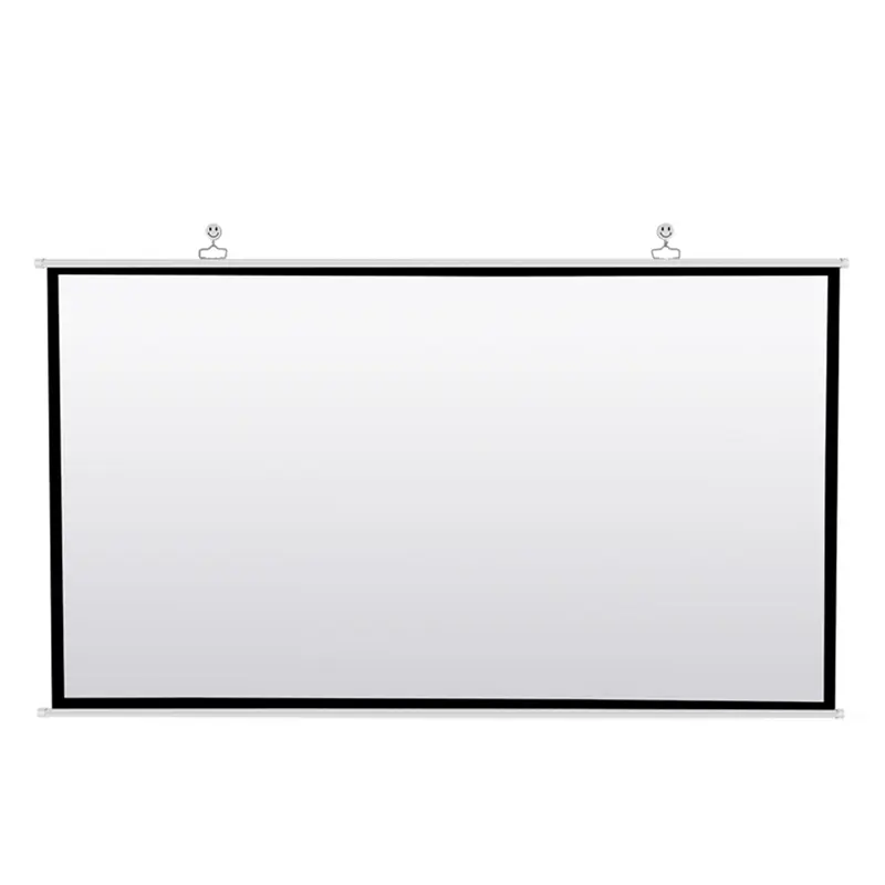 72In Portable Full HD Anti-Crease Foldable White Cinema Screen with Mount for Home Theater & Outdoor Boating Water Sports Use, Cinema Screen Projection Screens, Full Hd Projection Screens
