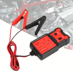 12V Car Battery Checker with LED Indicator Light, Automotive Electronic Relay Tester, Universal Car Relay Tester