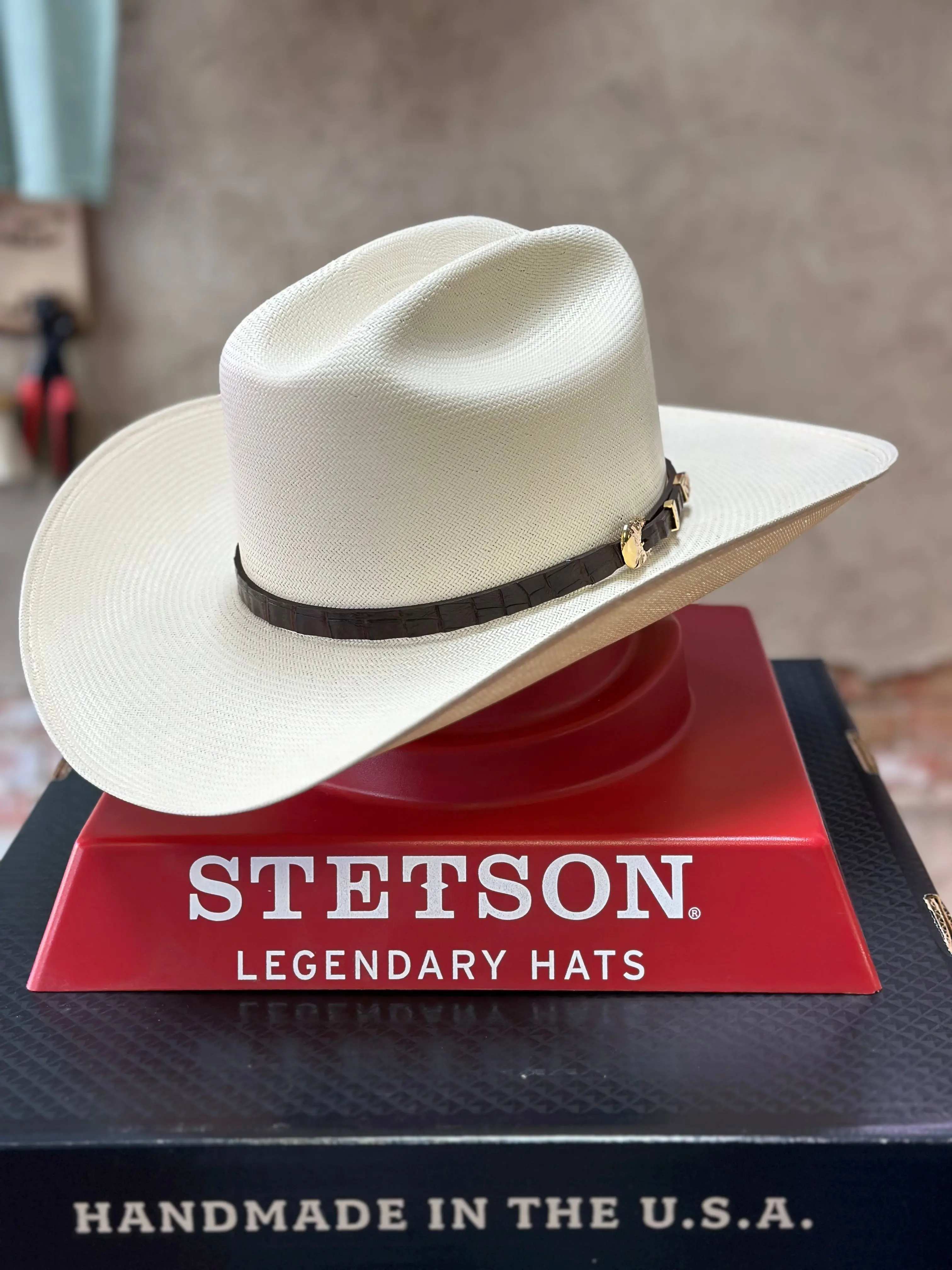 Stetson Evilla De Oro 1000X Straw Cowboy Hat