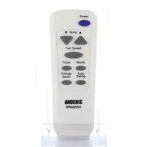Anderic RR0035A Replacement AC Air Conditioner Remote Control for LG, GE, Goldstar, Hampton Bay, Kenmore, and Zenith