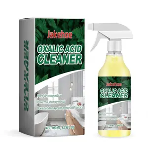 Toilet Bowl Cleaner Oxalic Acid Bathtub Cleaning Foam Quick Remove Yellow Stains & Odors Multi-surface Cleaner Spray Bathroom Freshener