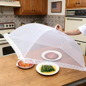 Outdoor Mesh Food Covers – Reusable & Foldable Food Protection Nets Perfect for outdoor food coverage — pop-up tents ideal for parties, picnics, BBQs, camping, and gardening supplies. summervibes