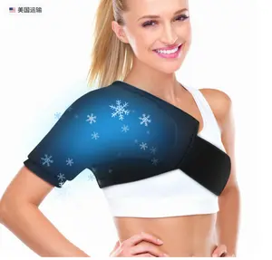 Aircast Shoulder Ice Pack Wrap - Reusable Gel Cold Therapy Pack