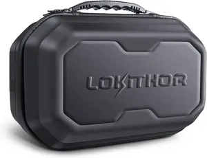 LOKITHOR JA-Series Jump Starter Bag EVA Protection Case for JA300/JA301/JA302/JA400/JA401/JA3000 Jump Starter with air compressor
