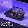 Ulanzi D200H (New) 7-in-1 Deck Gaming Stream Controller - Content Creator PC Accessory with 14 LCD Keys, 13 Macro Hotkeys Dock, Fill Light Support, AI-Powered Triggers for Mac/OBS/Twitch, Office Streaming