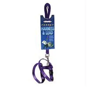 212 MAIN Ferret Harness and Lead - Purple, Ideal for Ferret Walk, Sports & Outdoor Activities