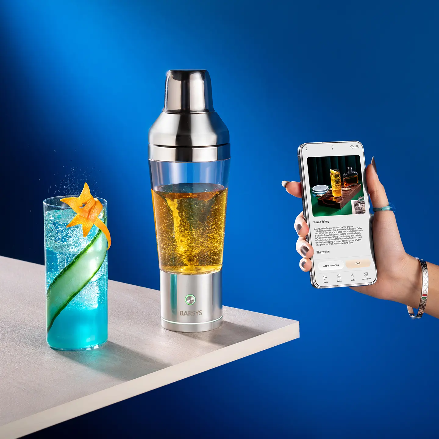 Barsys Shaker Pro — Wireless All-in-One Smart Cocktail Shaker