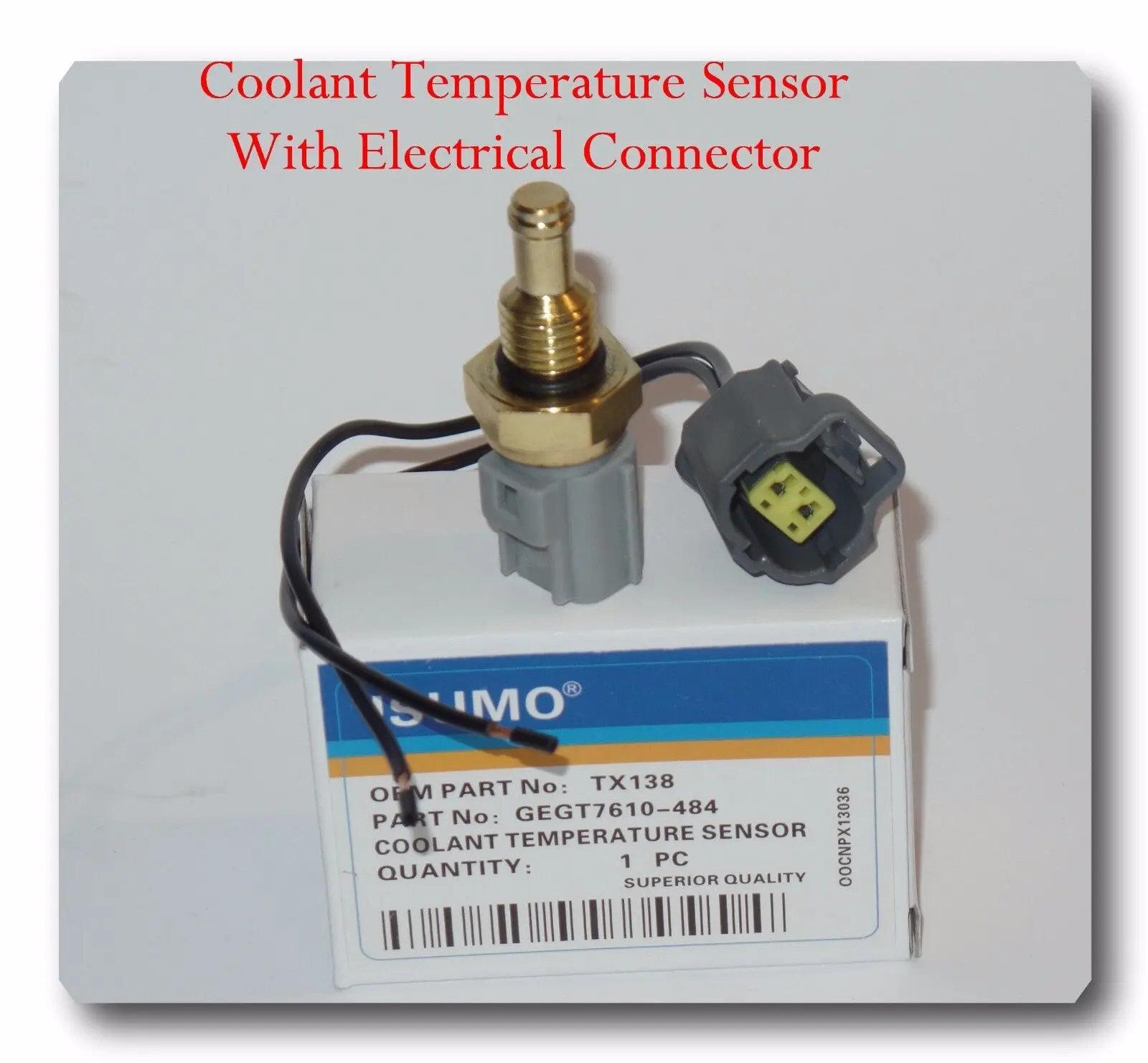 Engine Coolant Temperature Sensor W/ Electrical Connector For Ford Mazda Mercury