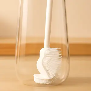 360° Silicone Bottle Cleaning Brush with Long Handle – Soft Bristle Cup Cleaner for Baby Bottles, Sports Bottles, Hydro Flasks, Lids, Teapots, Bowls & Narrow Containers