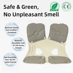 Large Weight Capacity Heart-Shaped Wide Waist Cushion Pad, Strong Support Home Office Chair, Durable High Bounce, Easy Clean, Zipper Removable