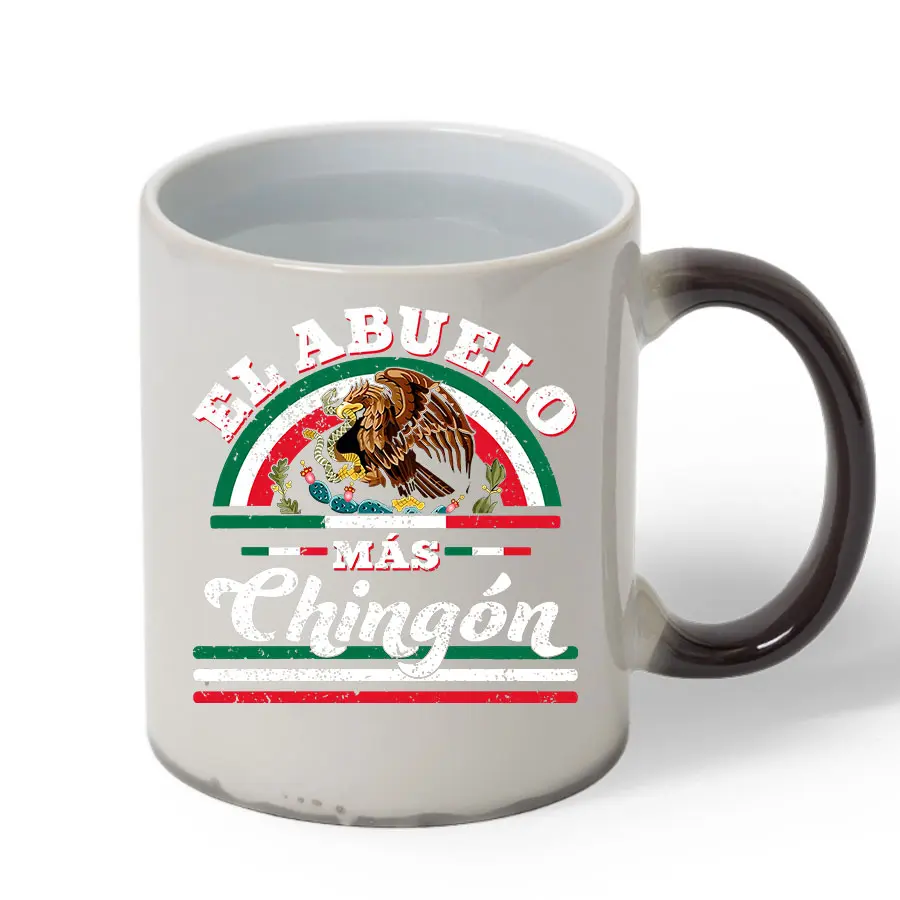El Abuelo Changing Color Mug, Regalos para Papa Mug, Papa Especial Mug, Taza Para Papa Mug, El Papá Más Chingon, Dia Del Padre, Regalos en español Mug, Regalo de Cumpleaños Mug, Mexican Dad gift, Fathers Day Gifts Color Changing Mug 11oz 15oz