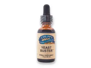 Chupp's Herb Company Yeast Buster Herbal Supplement - Natural Ingredients for Symptom Relief & Proactive Use - Family-Friendly Formula