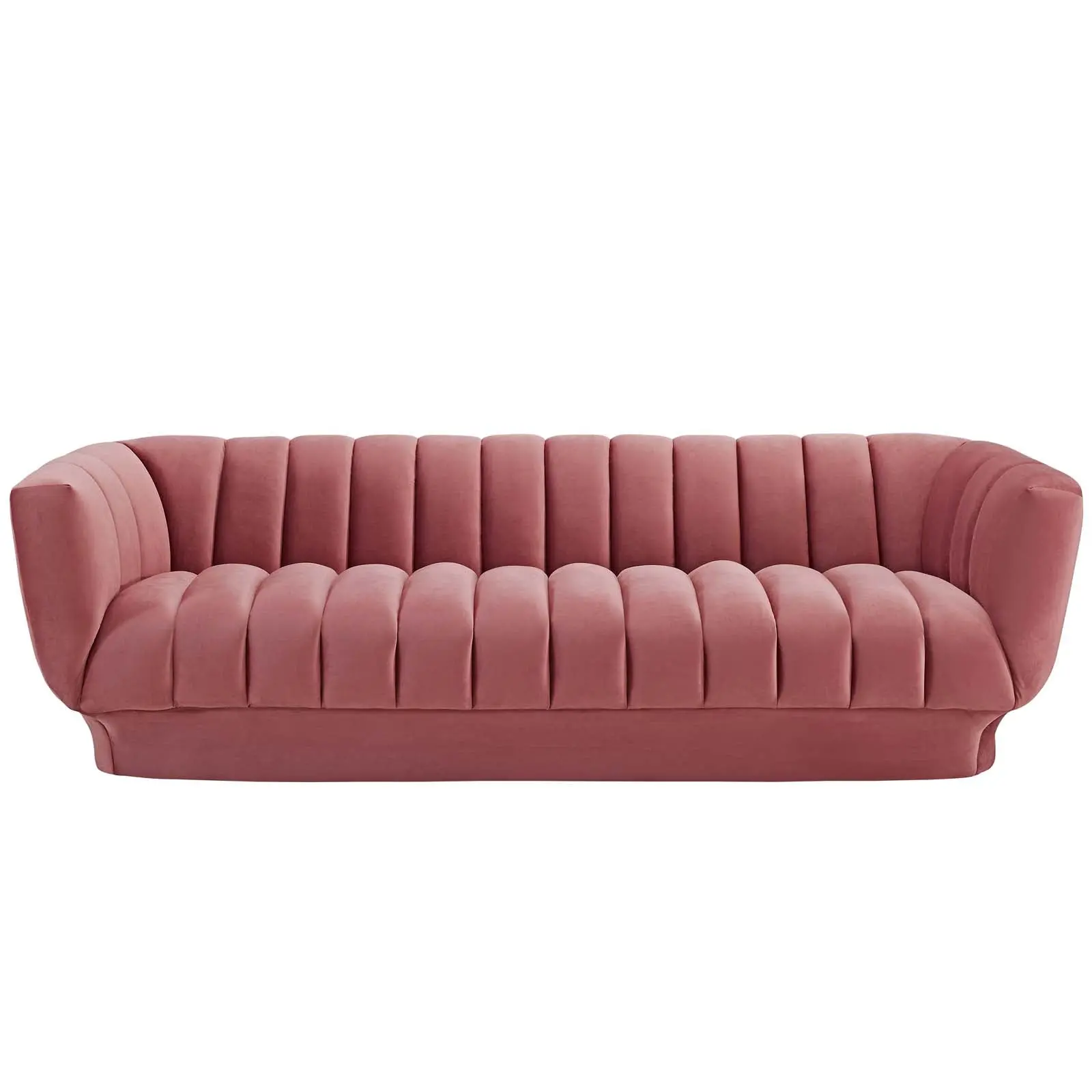 Modway Entertain Vertical Channel Tufted Performance Velvet Sofa
