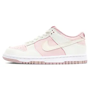 Nike Dunk Low-Top Sneakers for Youth in Peach and White with Slip-Resistant and Lightweight Features Trending Shoes, House White Official Shoes to Get / Maison Mihara