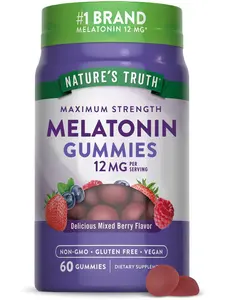 Melatonin 12 mg | Max Strength | 60 Gummies | for Sleep