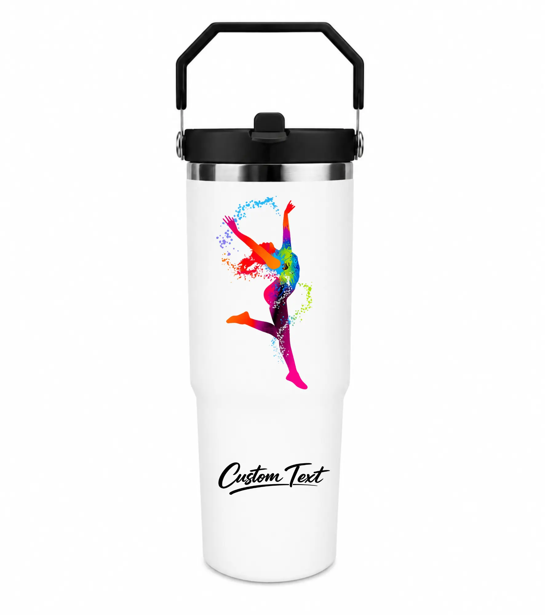 30oz Custom Name Stainless Steel Insulated Vacuum Flask - Graduation Dance Gift Drinkware, Leak-Proof Lid Travel Mug