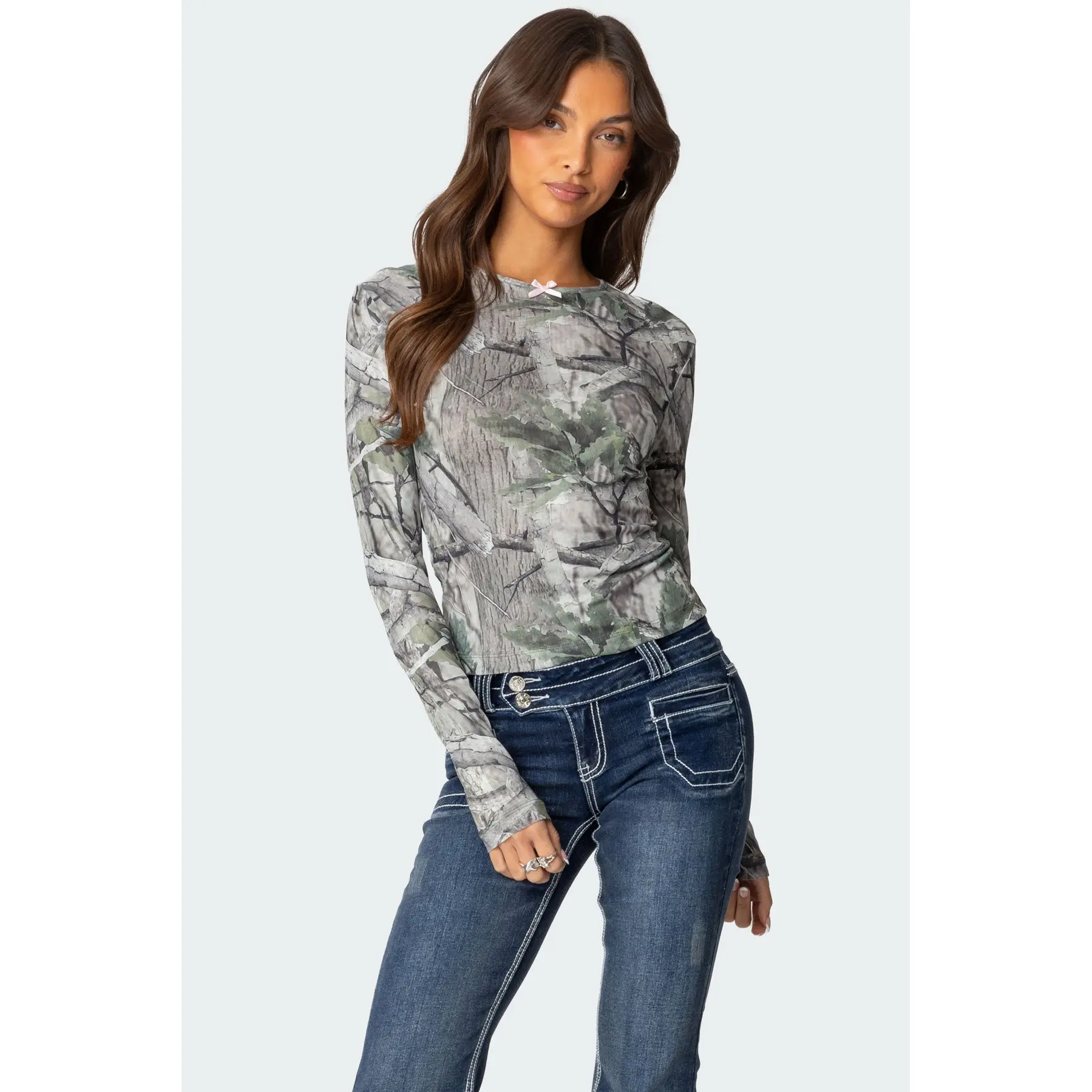 Camo Babe Top