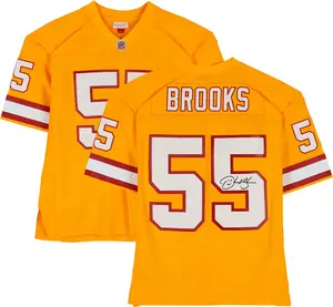 Derrick Brooks Tampa Bay Buccaneers Autographed Mitchell and Ness 1995 Orange Replica Jersey - Fanatics Authentic Certified