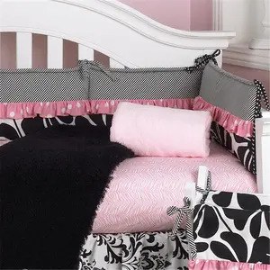 N. Selby  Girly Crib Bumper