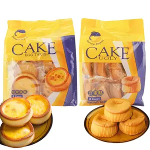 Success Import Egg Tarts Cake & Ugly Cake Bundle - 16 Pieces (400g+360g) Snack Dessert Combo - Soft & Delicious Baked Treats with Rich Cheese Flavor
