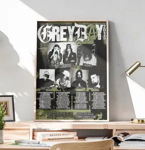 Grey Day Tour 2025 Poster | G59 Records Rap Hip Hop Merch