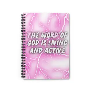 Religious Spiral Notebook, Bible Scripture Journal, Christian Faith Notebook, Inspirational Prayer Diary, Devotional Writing Pad