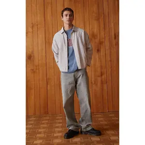 Pacsun Men's Dylan Baggy Jeans Tonal Stripe Gray