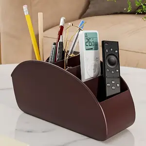1pc Remote Control Organizer | Space-Saving Holder Tray for TV & Media Accessories | Desk & Bedside Table Small Item Storage | Compatible with Pens, Glasses & Remotes | Stationary Organizer Holder