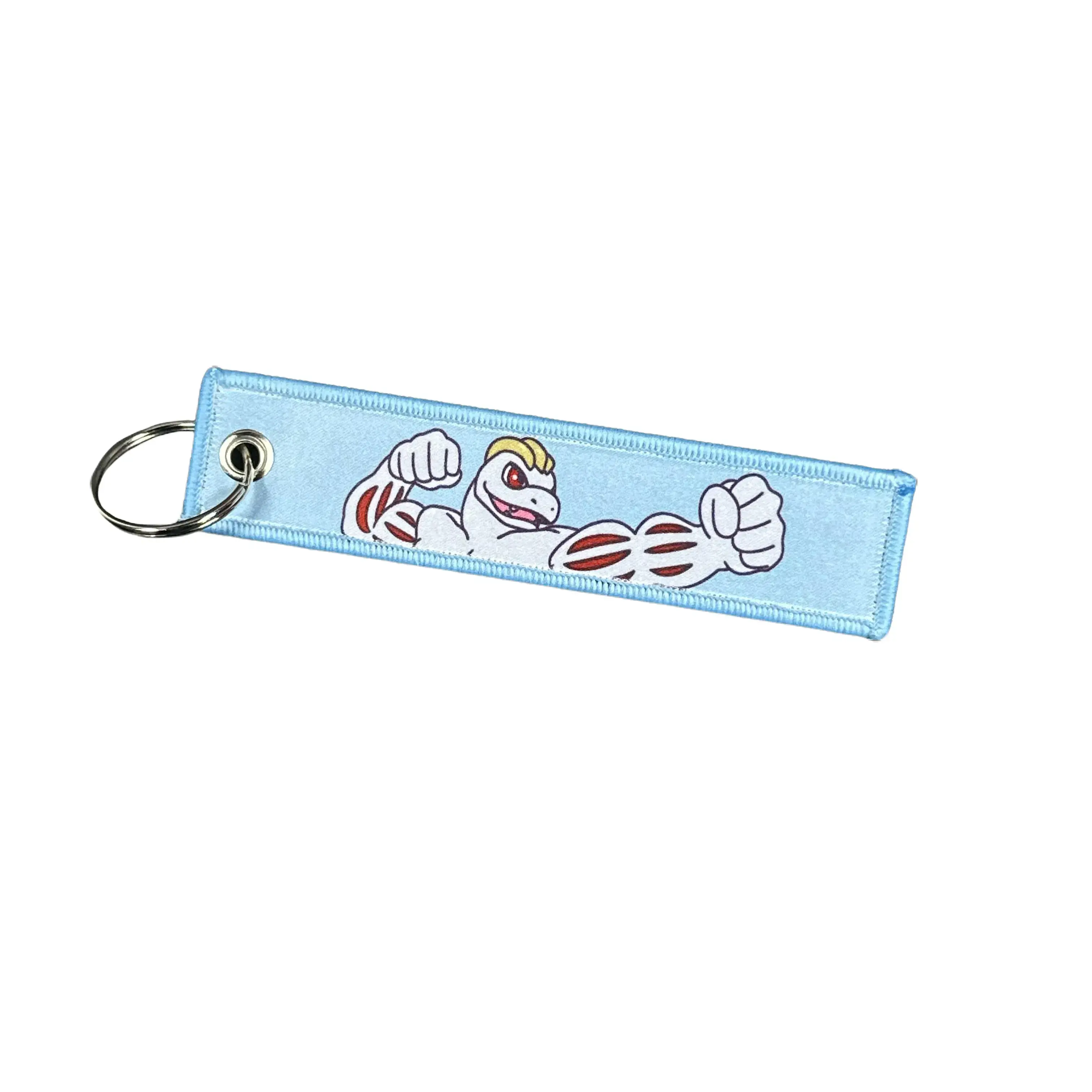 Parody Machoke Drawing Jet Tag Keychain | Tag Team TCG Funny Racing Drift Car Truck Key Motorcycle Bike