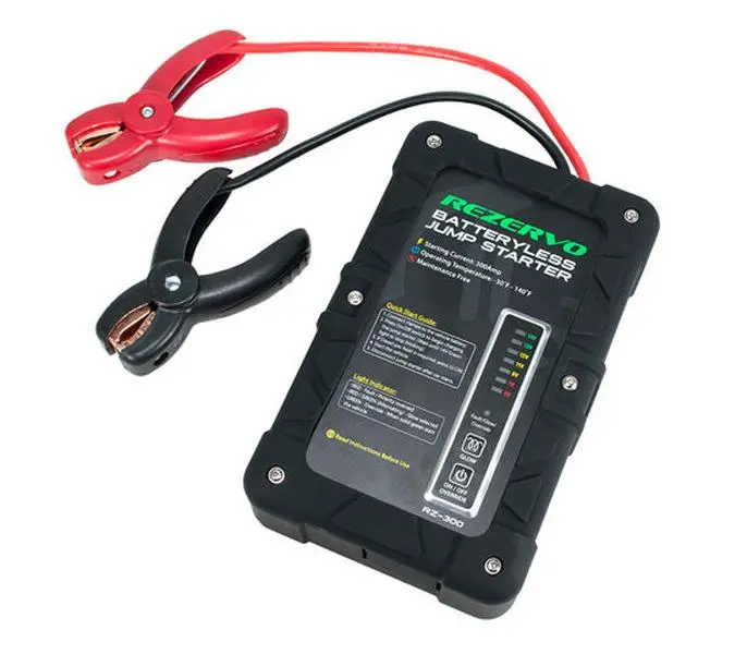 Rezervo Batteryless Jump Starter with Ultracapacitors - RZ-300