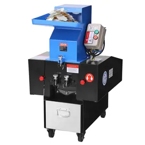 Summervibes VEVOR Plastic Shredder Crusher, 3HP/2.2KW Plastic Grinder Granulator, 100-150kg/h Capacity Pulverizer Recycling Machine with Wheels, SDK-11 Blade 6mm Mesh for PVC ABS PTFE (220V 60Hz 3-Phase)
