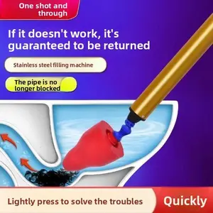 Toilet Plunger High Pressure Air Drain Blaster Clog Remover for Sink Toilet Bowl Sewer Pipe Unclogging Tool High-Pressure