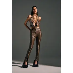 FEELING THE VIBES FAUX LEATHER LEGGING