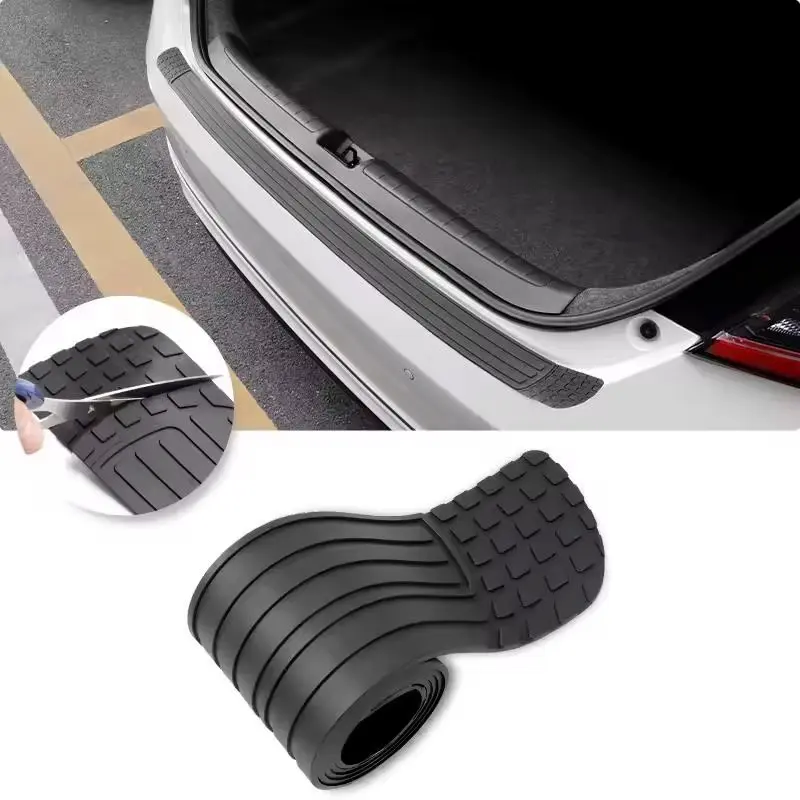 Car Trunk Threshold Strip Anti-Scratch Tailgate Guard Anti-Step Bumper Protector Sticker