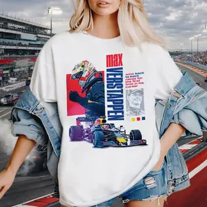 Max Verstappen T-Shirt, Sweatshirt, Hoodie, Mad Max Racing Graphic Tee, Vintage 90s Motorsport Graphic Shirt, The Dutch Lion Tee, Unisex Hoodie World Champion No.1 Gift For Racing Fan 4CI